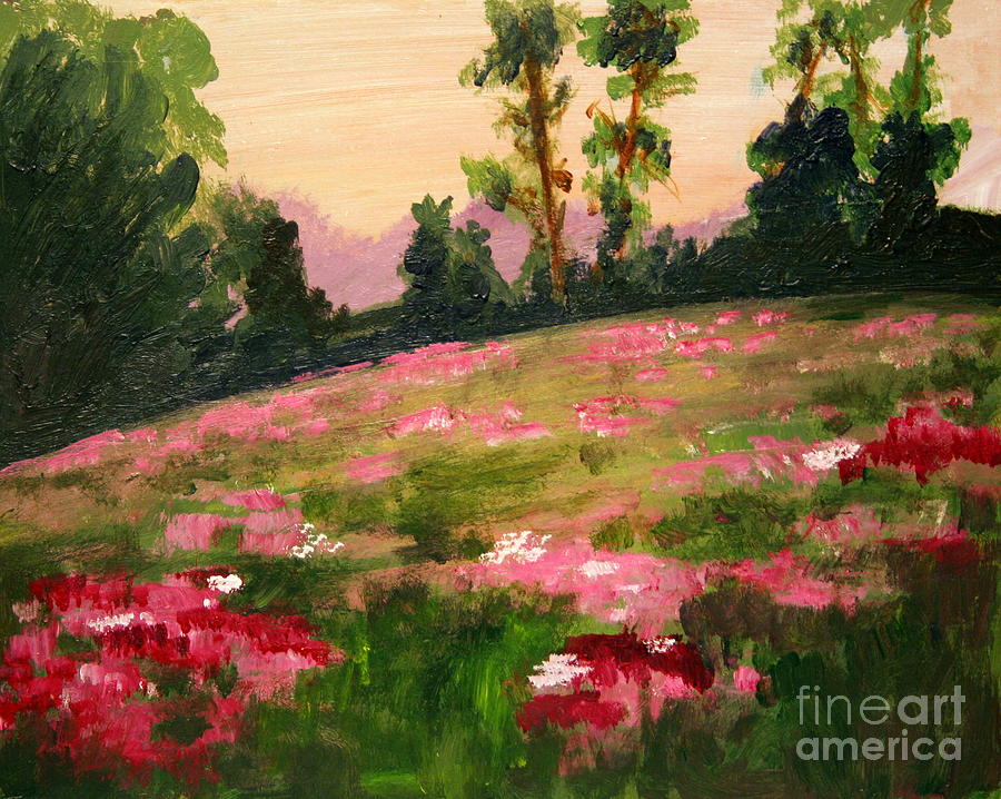 Blush on the Meadow Painting by Julie Lueders 