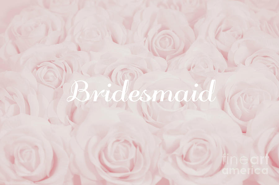 Blush Pink Bridesmaid Photograph by Lucid Mood