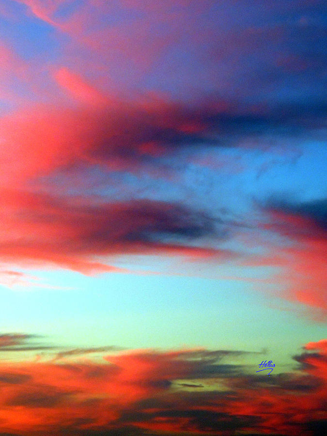 Blushed sky Photograph by Linda Hollis