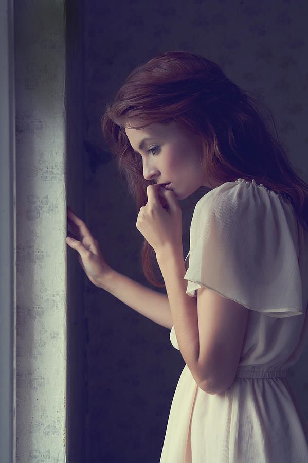 Portrait Photograph - Blushing by Sylwester Zacheja Portrait Photograph - Blushing by Sylwester Zacheja