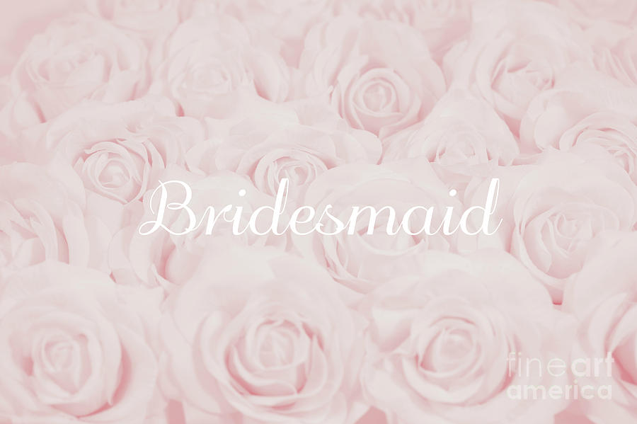 Blush Pink Bridesmaid #1 Photograph by Lucid Mood