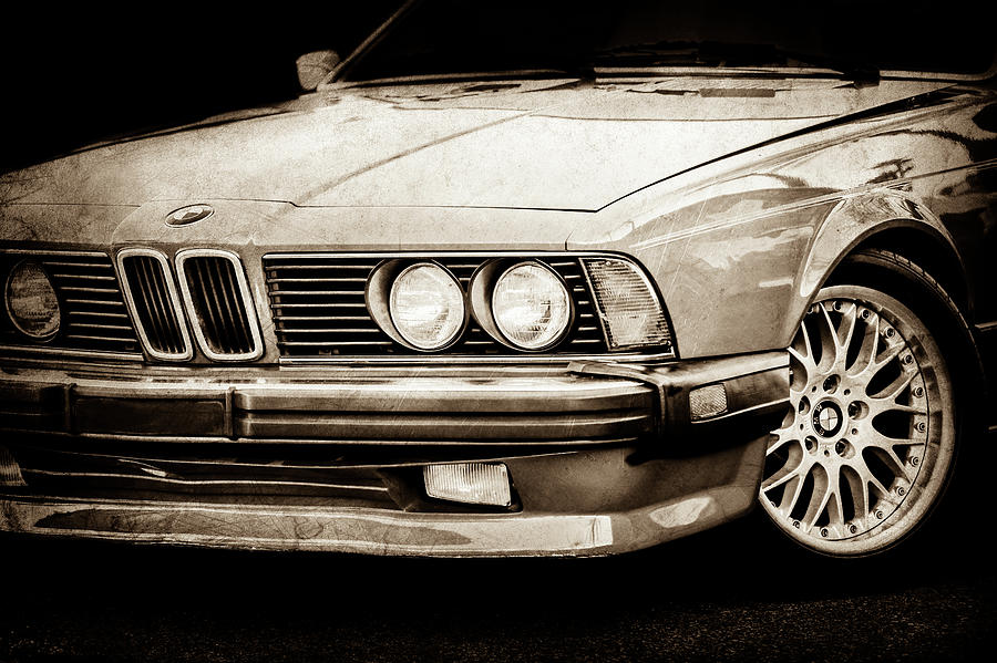 BMW 635CSI Grille -1718s Photograph by Jill Reger