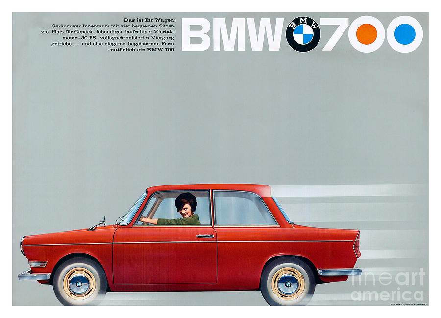 BMW 700 Advertisement Photograph by Jon Neidert