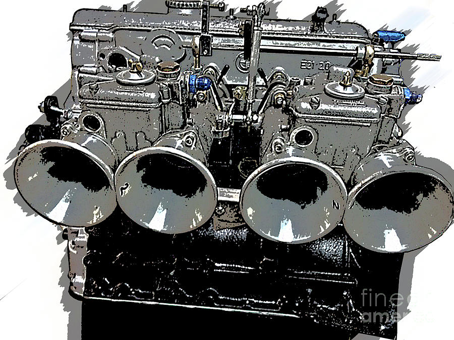 BMW E 21 Motor Photograph by Tom Griffithe
