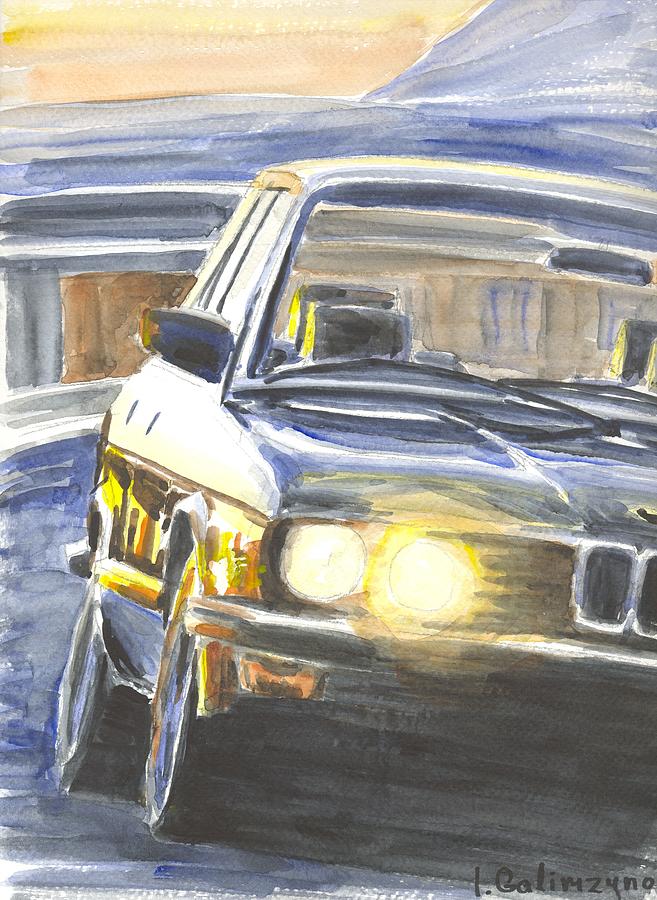Car Painting - BMW e28 by Ildus Galimzyanov