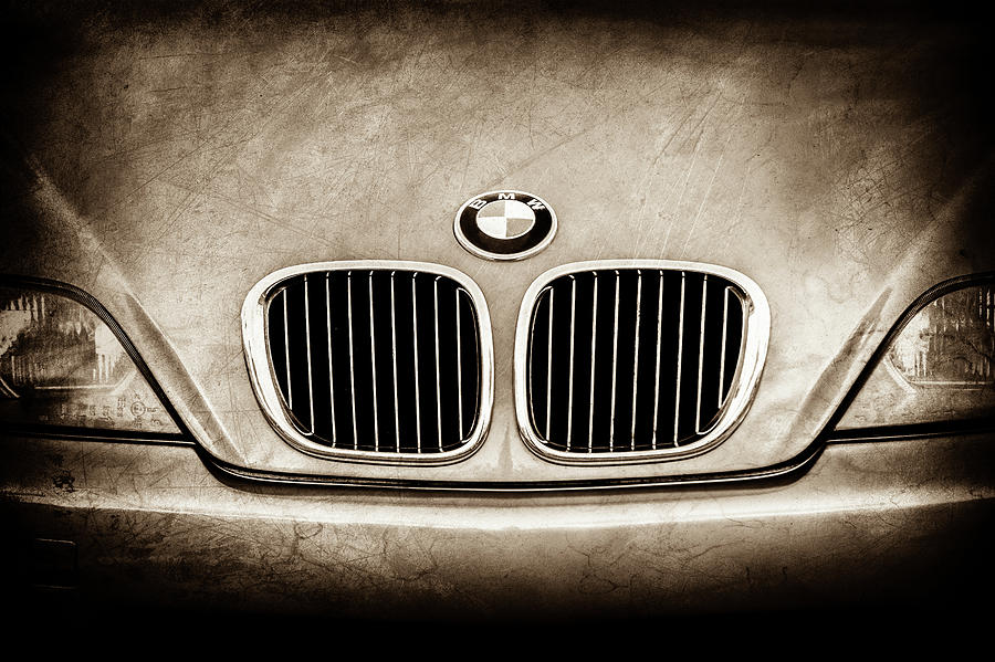 BMW Grille -1123s Photograph by Jill Reger
