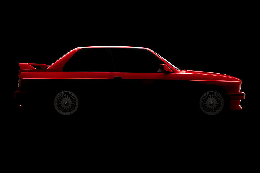 Download Bmw M3 E30 - Side View Digital Art by David Marchal