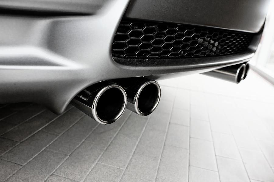 BMW M3 Exhaust  Photograph by Aaron Berg