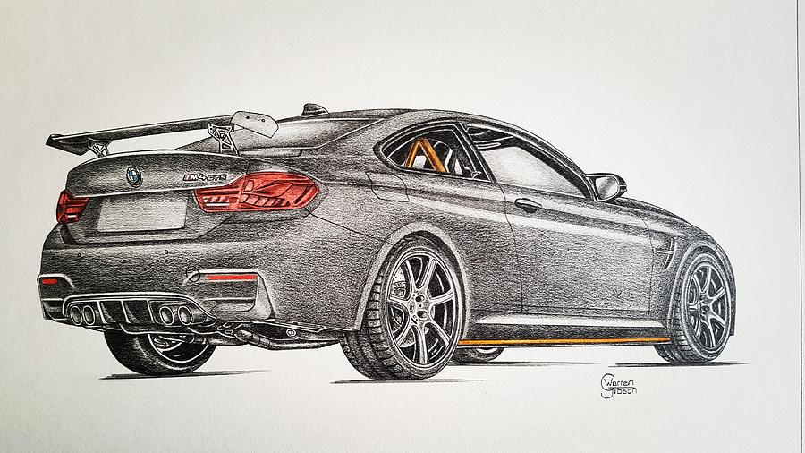 Как нарисовать bmw m4