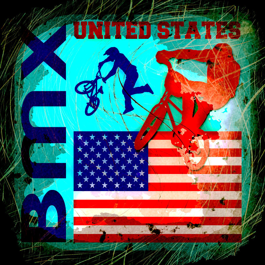 Bicycle Photograph - BMX United States by David G Paul
