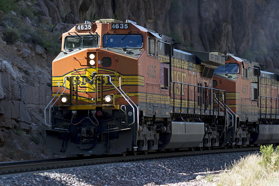 BNSF Freight Train Photograph by Rick Pisio