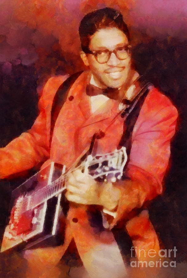 Bo Diddley, Music Legend Painting