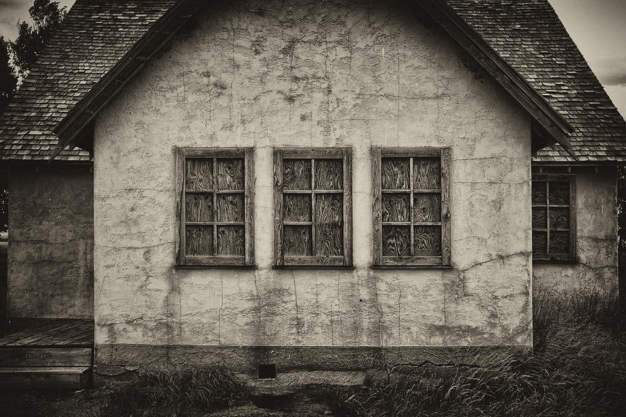 Boarded Windows Photograph by Hugh Smith