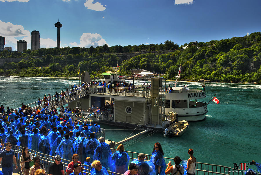 Boarding The Maid Of The Mist 2016  Photograph by Michael Frank Jr