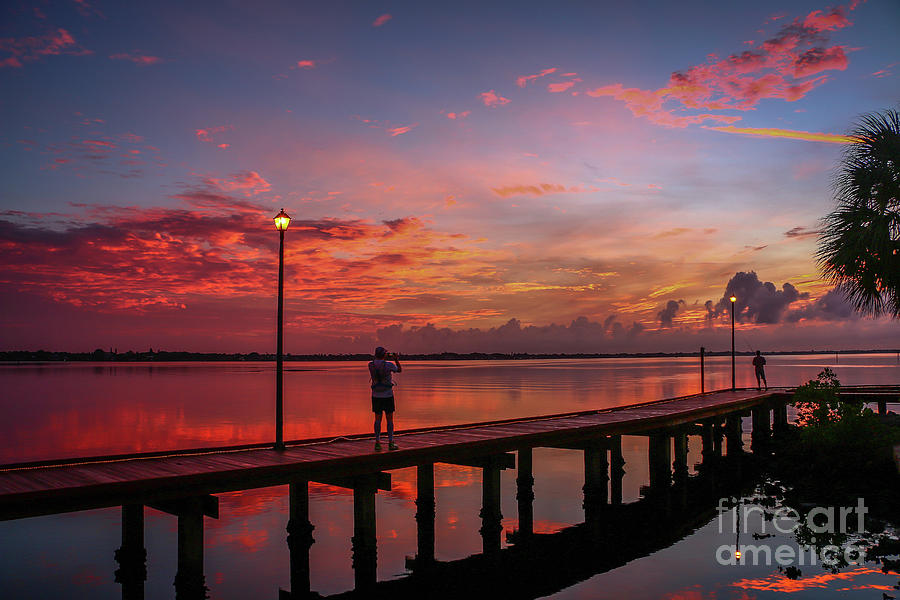 Boardwalk Dawn Photograph by Tom Claud