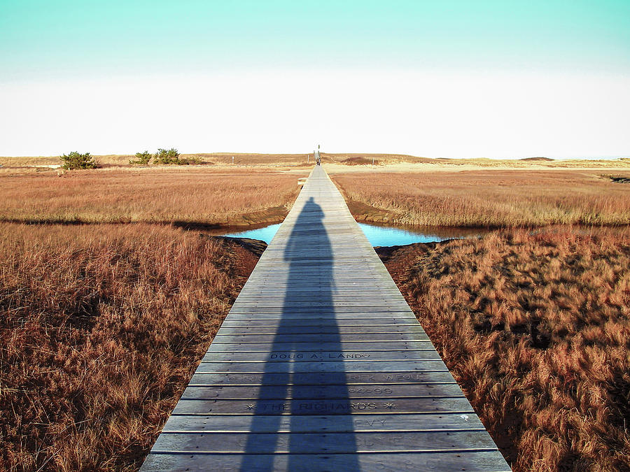 Boardwalk Shadow Photograph by Christopher Brown