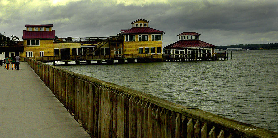  Boardwalk Solomon s Island Md Photograph by James C Thomas