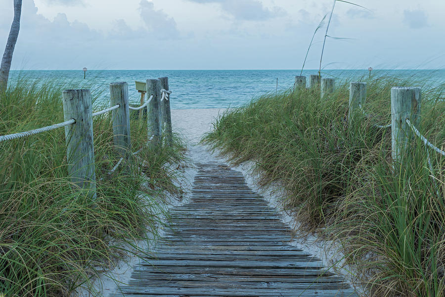 Boardwalk to the Beach Photograph by Kim Hojnacki
