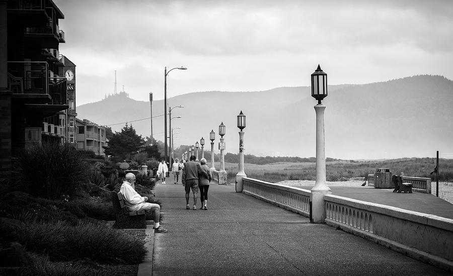 Boardwalk Together Photograph by Steven Clark