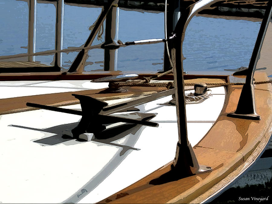 Boat Anchor Photograph by Susan Vineyard