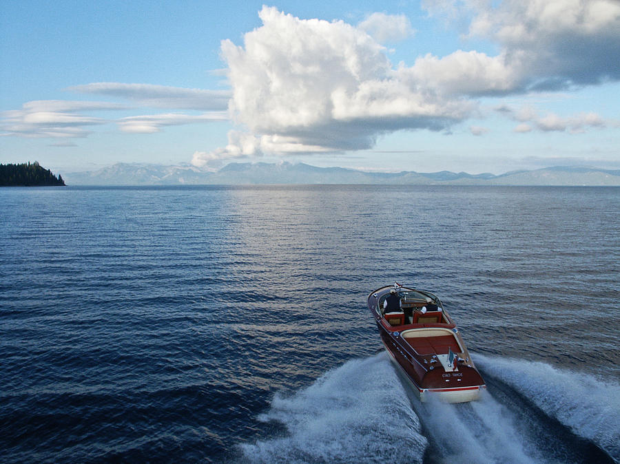 Boat and Clouds Photograph by Steven Lapkin
