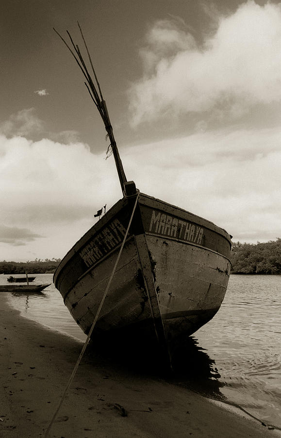 Boat at Caraivas Photograph by Amarildo Correa