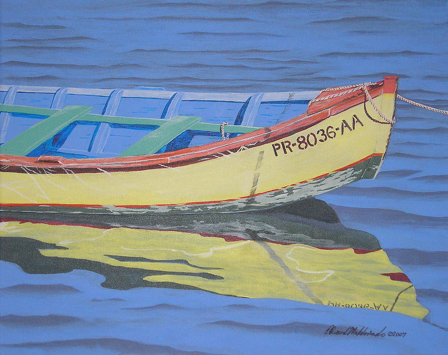 Boat Painting by Edward Maldonado