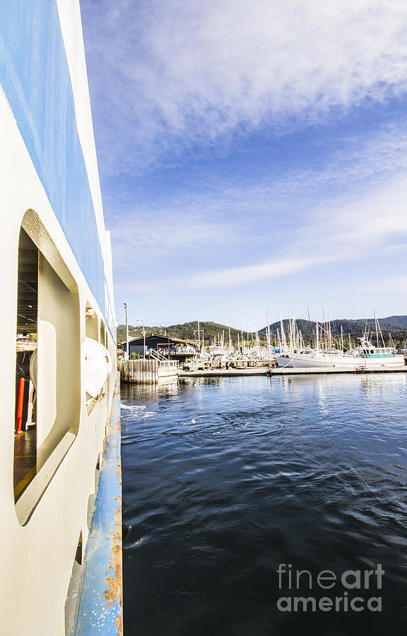 Boat from Kettering to Bruny Island Photograph by Jorgo Photography