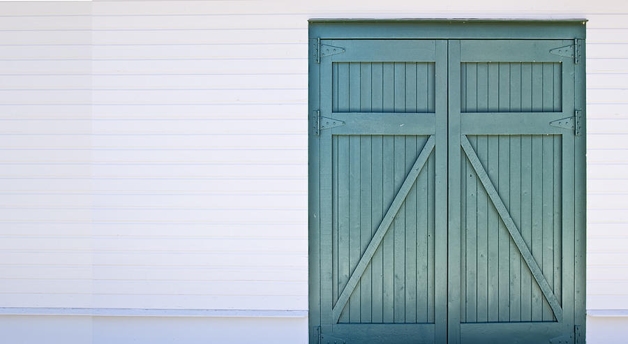 Boat house door Photograph by Gary Warnimont