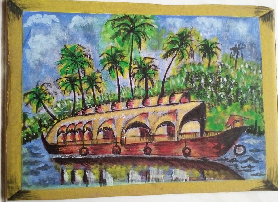 Kovalam Beach Vizhinjam Lighthouse Kerala South India Retro Travel Drawing  Stock Vector by babayuka 199554278
