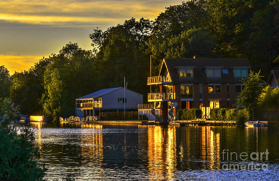 Boat Houses at Caversham Photograph by Ian Lewis - Fine Art America