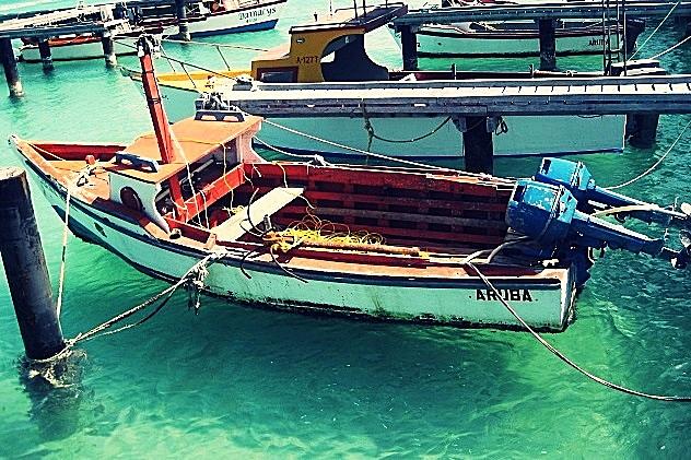 Boat in Aruba Photograph by Mark D Johnson - Pixels