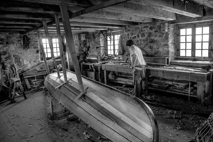 Boat Maker at the base. Photograph by Patrick Boening
