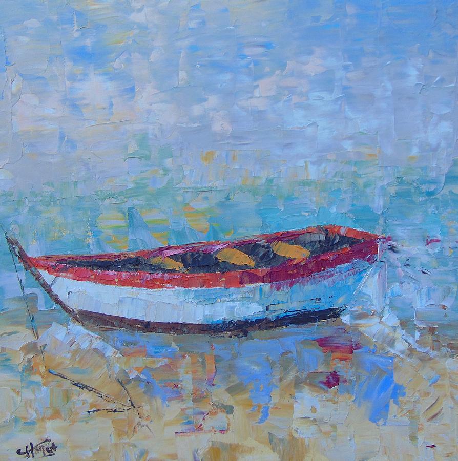 Boat of Provence Painting by Frederic Payet