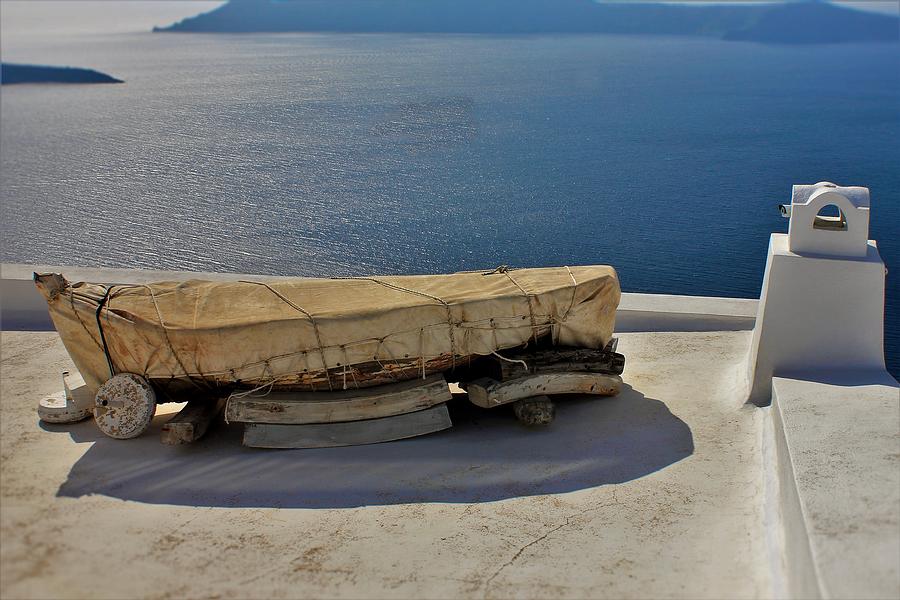 Boat on a Cliff Photograph by Daniel Koglin