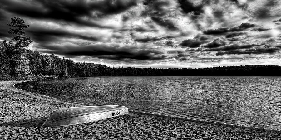 Landscape Photograph - Boat on the Beach by David Patterson