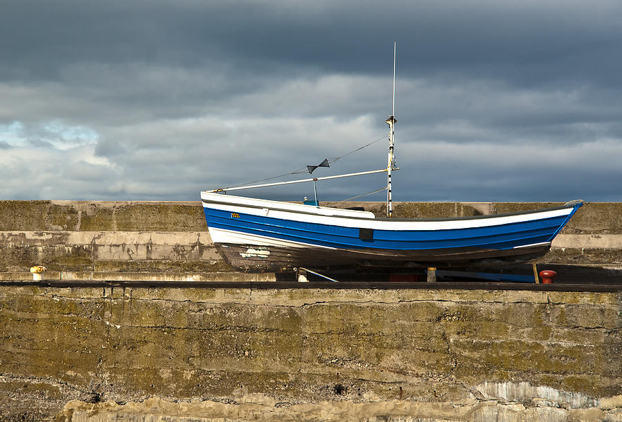 Boat Photograph - Boat out for winter. by John Paul Cullen