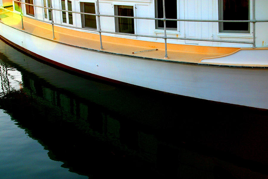 Boat  Reflection - Image 5 - Ver. 2 Photograph by William Meemken