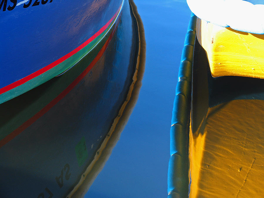 Boat Photograph - Boat Reflection by Juergen Roth