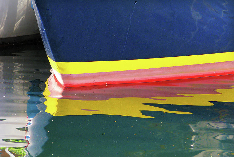 Boat Reflection Photograph by Ted Keller