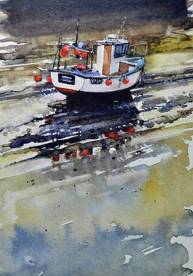 Boat Reflections Painting by Paul Dene Marlor