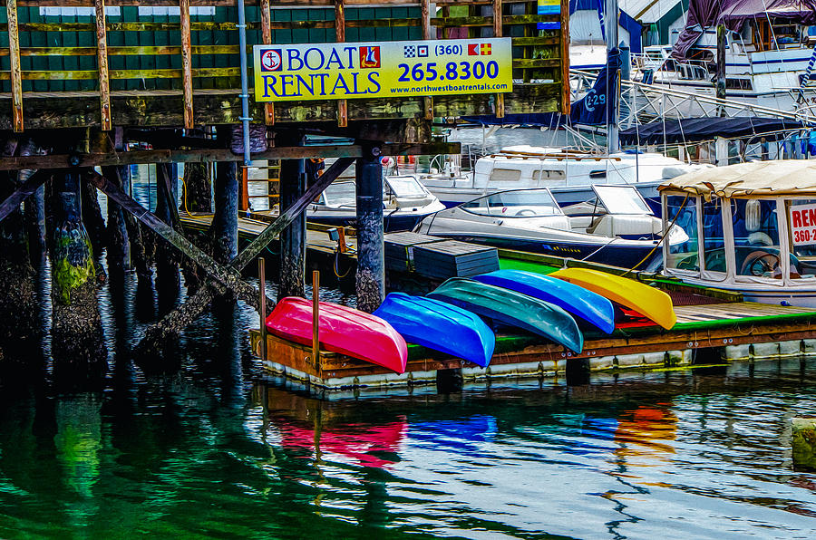 Boat Rentals Photograph by Carl Cox