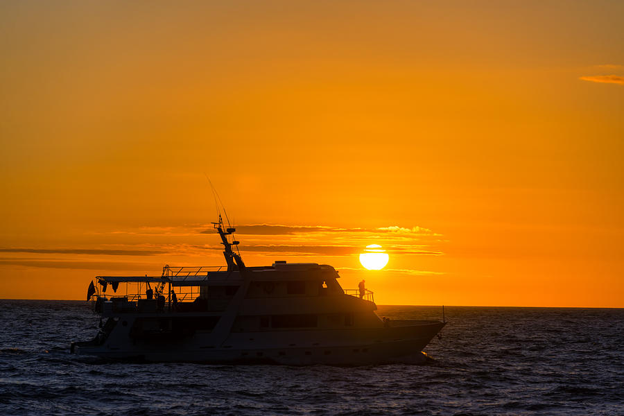Boat Sunset Silhouette Photograph by Jess Kraft | Pixels