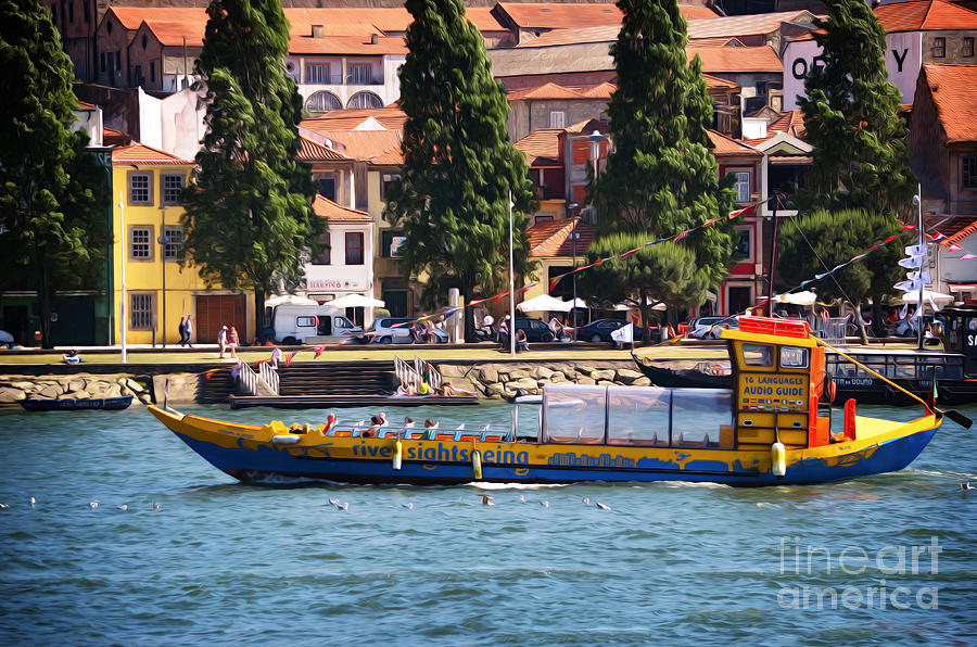 Boat Tour on the Douro River - Porto Photograph by Mary Machare