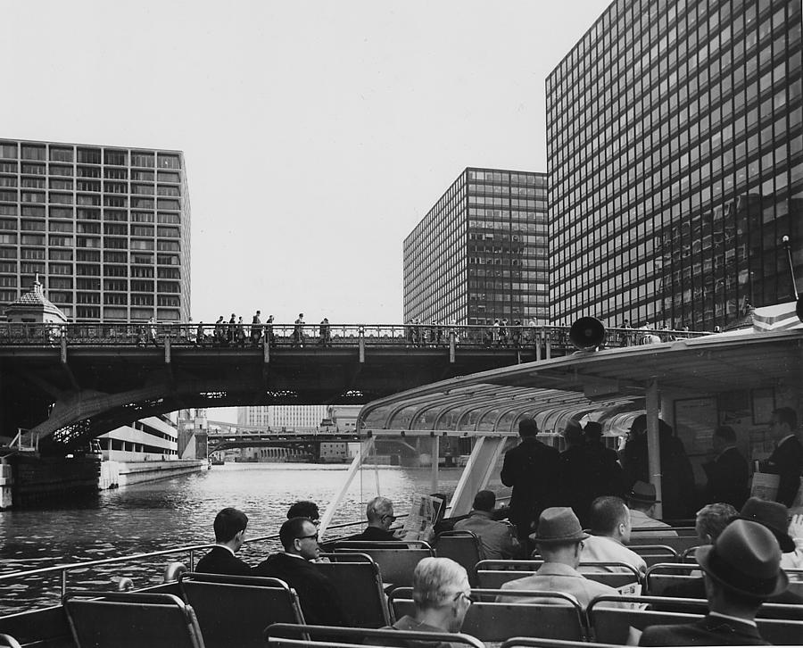 Boat Trip Through Chicago Photograph by Chicago and North Western Historical Society