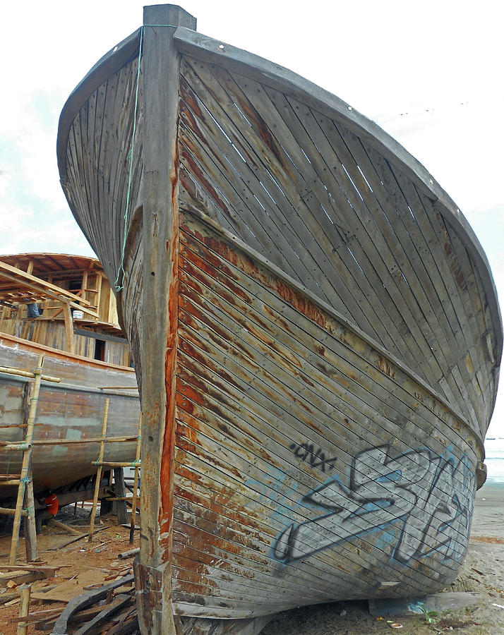 Boat Yard 6 Photograph by Ron Kandt