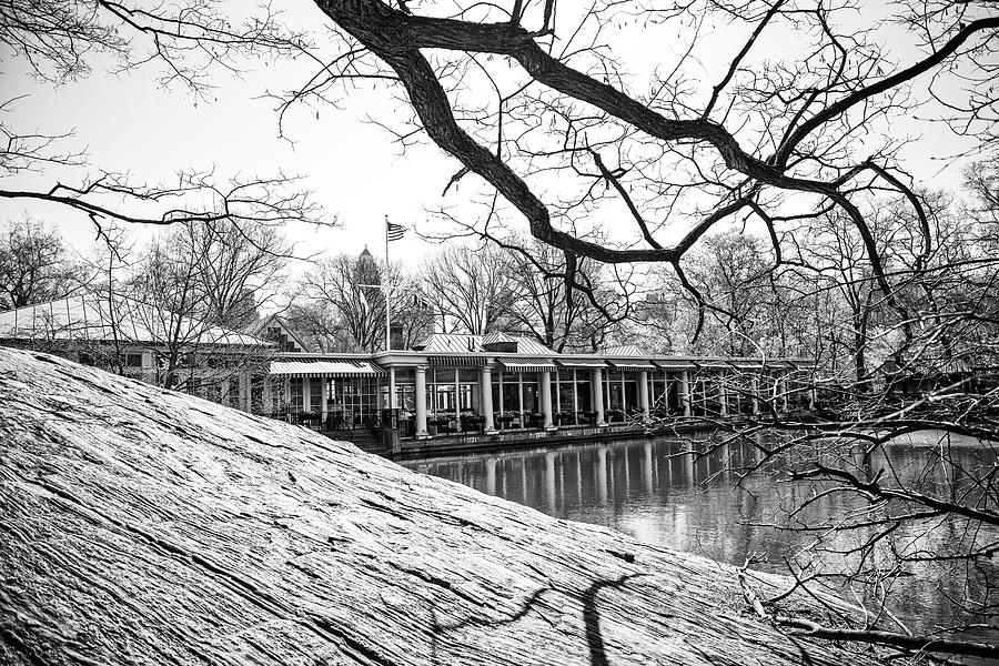 Boathouse Central Park Photograph by Alan Raasch