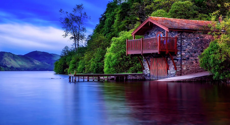 Boathouse In Scotland Photograph by Mountain Dreams