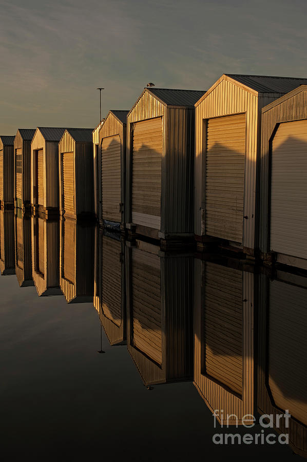 Boathouse Reflection Photograph by Jim Corwin