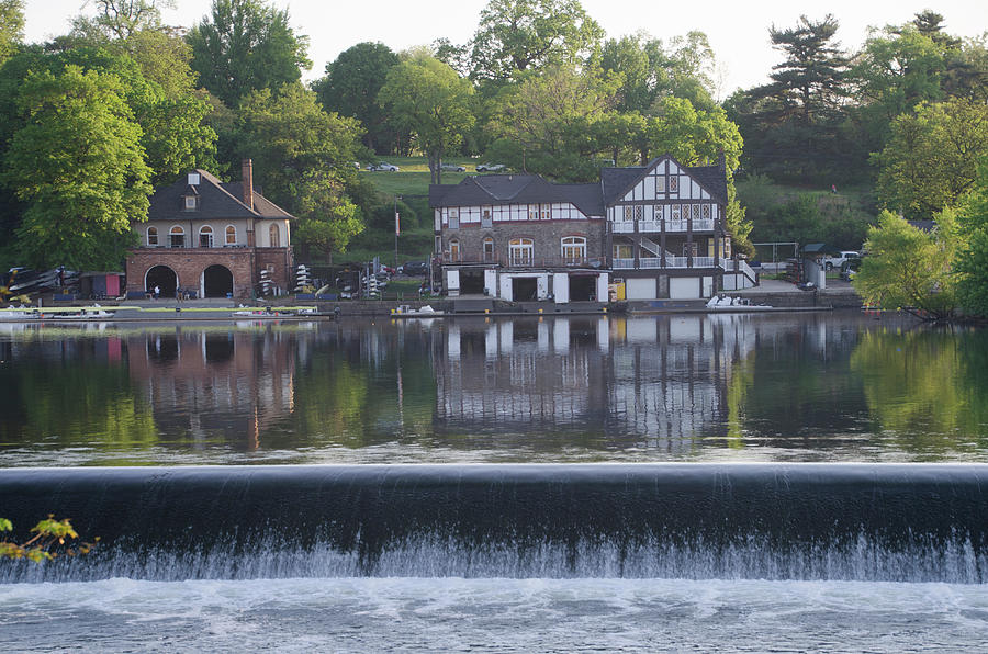 Boathouse Row in May Photograph by Bill Cannon